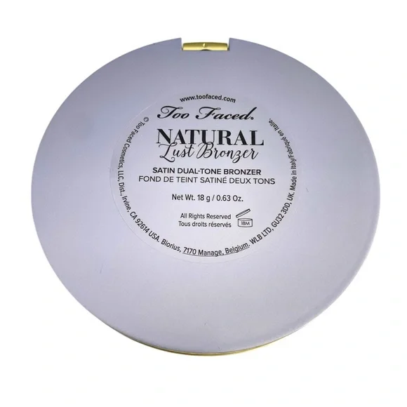 🆕Too Faced - Natural Lust Satin Dual-Tone Bronzer - Picture 4 of 4